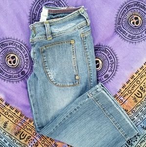 Marlow wide leg jean capris